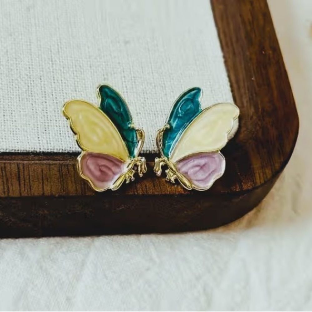Colorful Butterfly Earrings N1762